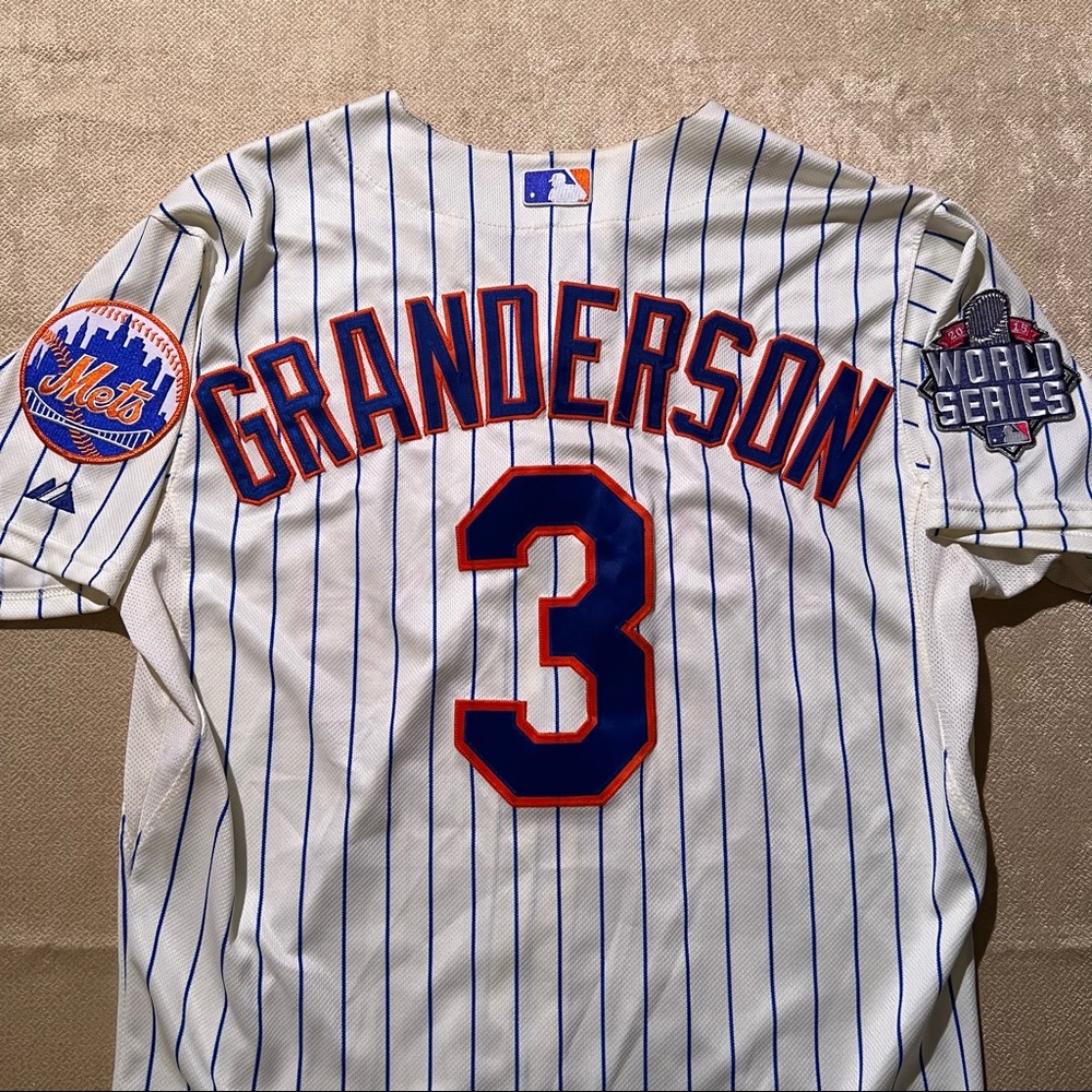 Curtis Granderson New York Mets 2015 Home World Series Jersey